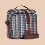 Bombay Houndstooth Roll Up Lunch Bag - Image 3