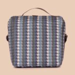 Bombay Houndstooth Roll Up Lunch Bag - Image 2