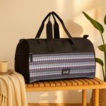 Bombay Houndstooth Travel Duffle Bag