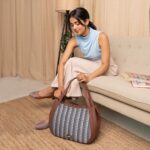 Bombay Houndstooth Luna Handbag - Image 2