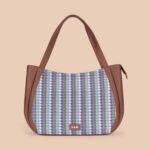 Bombay Houndstooth Luna Handbag - Image 3