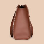 ZIP-Mughal Motif Statement Business Bag - Image 8