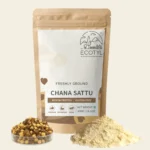 Ecotyl Organic Chana Sattu – 400 g | Protein‑Rich Roasted Gram Flour & Superfood Powder