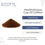 Organic Arabica Coffee Powder – Pure Roasted Ground Coffee (100 g) - Image 2