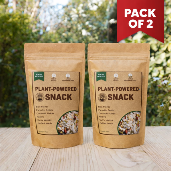 Plant-Powered Snack / Namkeen (Pack of 2 × 150 g), Sweetened Using Jaggery, Vegan