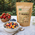 Plant-Powered Muesli (200 g), Sweetened Using Jaggery, Homemade, All Natural, Vegan - Image 3