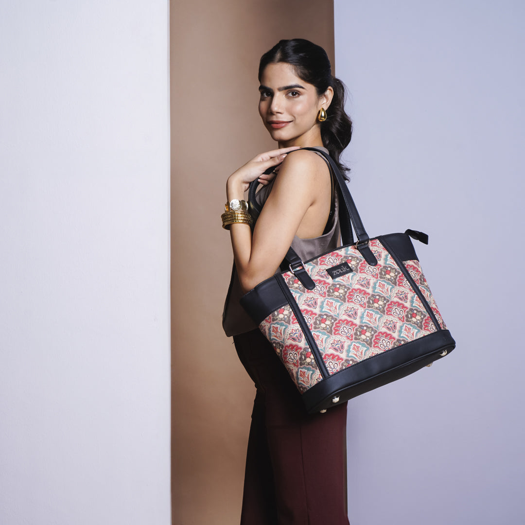 ClassicCommuteOfficeBag_7.jpg Mughal Art Multicolor Classic Commute Office Bag - Image 1