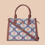 Kovil Blue Classic Handbag - Image 3