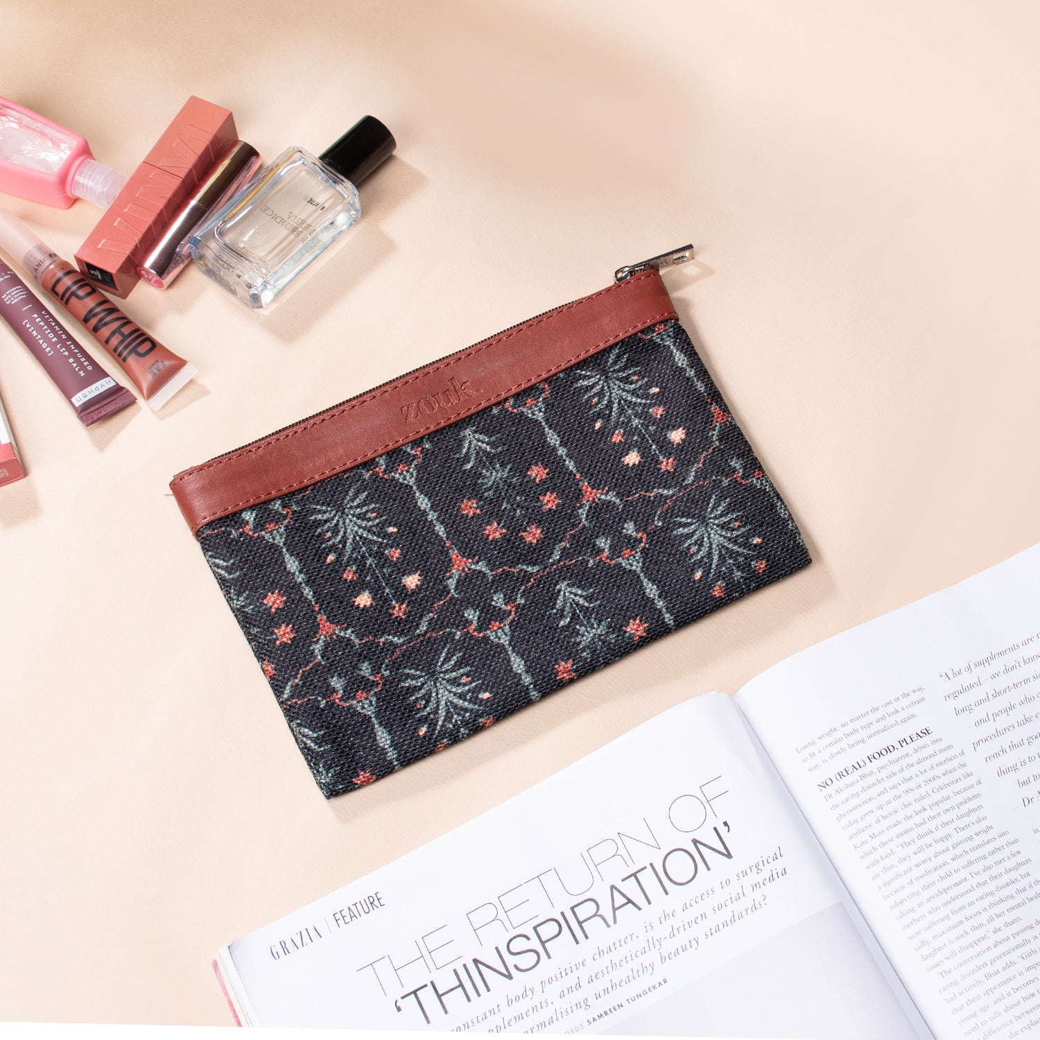 Classic_Utility_Pouch_8.jpg Taj Guldasta Cosmetic Pouch - Image 1