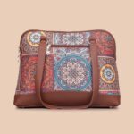 Multicolor Mandala Print Carry All Work Bag - Image 3