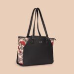 Nawabi Couture & Royal Indian Peacock Motif - Classic Business Bag & Chain Wallet Combo - Image 3