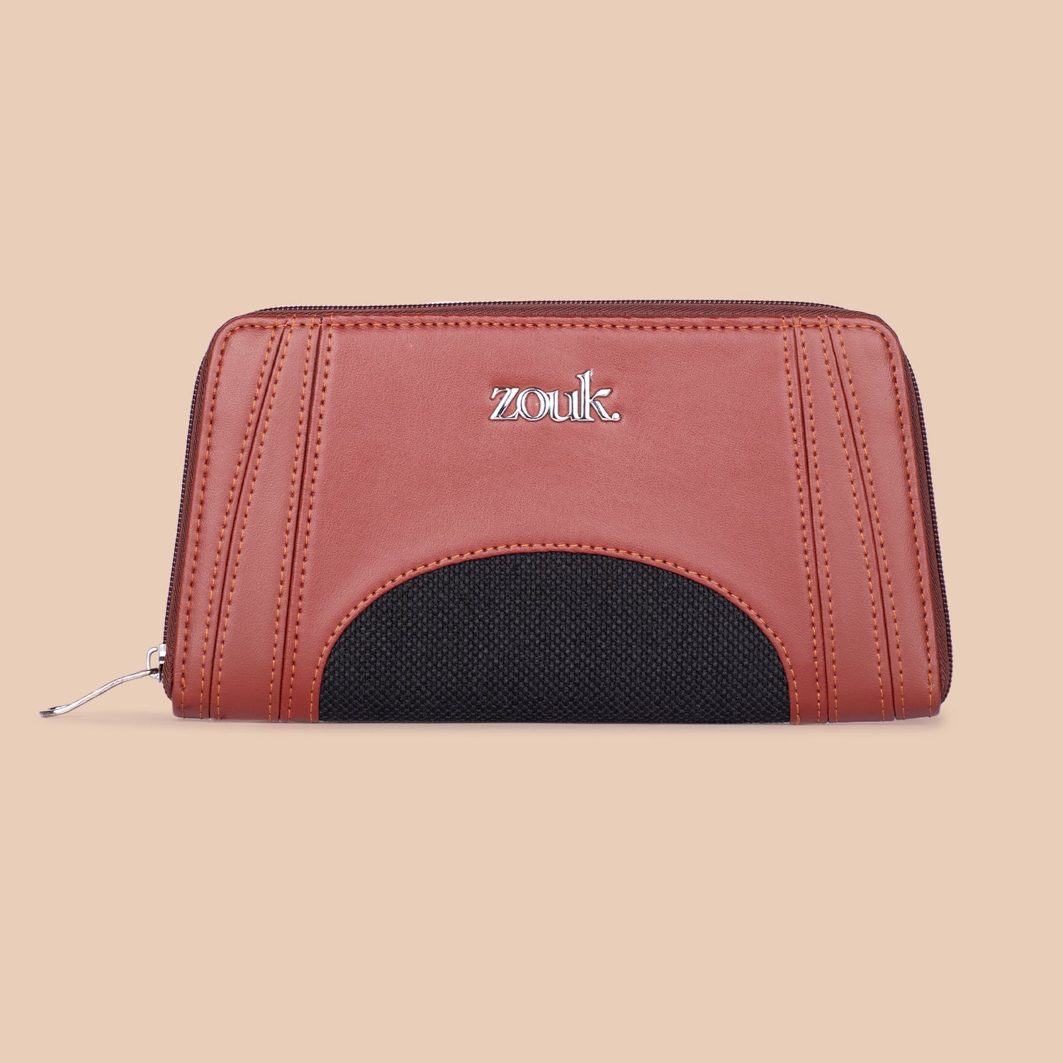 Copyofakirazipperwallet_2.jpg Arika Zipper Wallet - Jet Black - Image 1