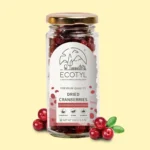 Ecotyl Natural Dried Cranberries – 150 g | Antioxidant-Rich Healthy Snack