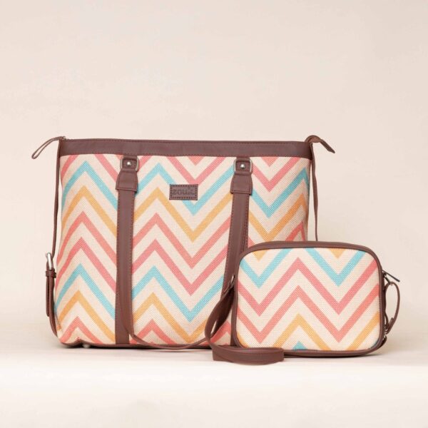 WavBeach - Office Bag & Sling Bag Combo