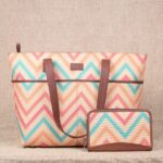 WavBeach - Tote Bag & Chain Wallet Combo