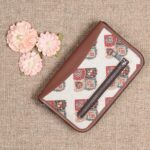 Ikat Wave and Seashell Motif - Office Bag & Chain Wallet Combo - Image 7