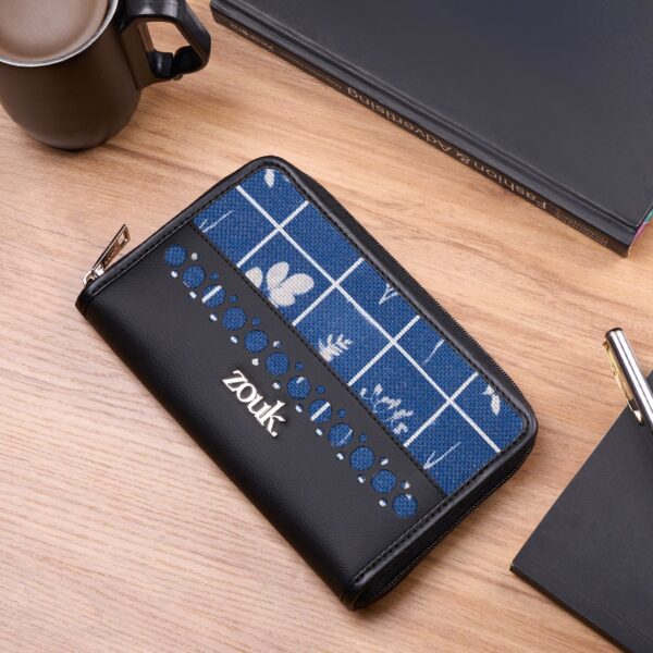 Eden Zipper Wallet - Lakshadweep Azure