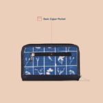Eden Zipper Wallet - Lakshadweep Azure - Image 3