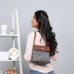 Lattice Lace Flap Sling Bag - Image 2