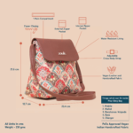 Mughal Art Multicolor Flap Sling Bag - Image 4