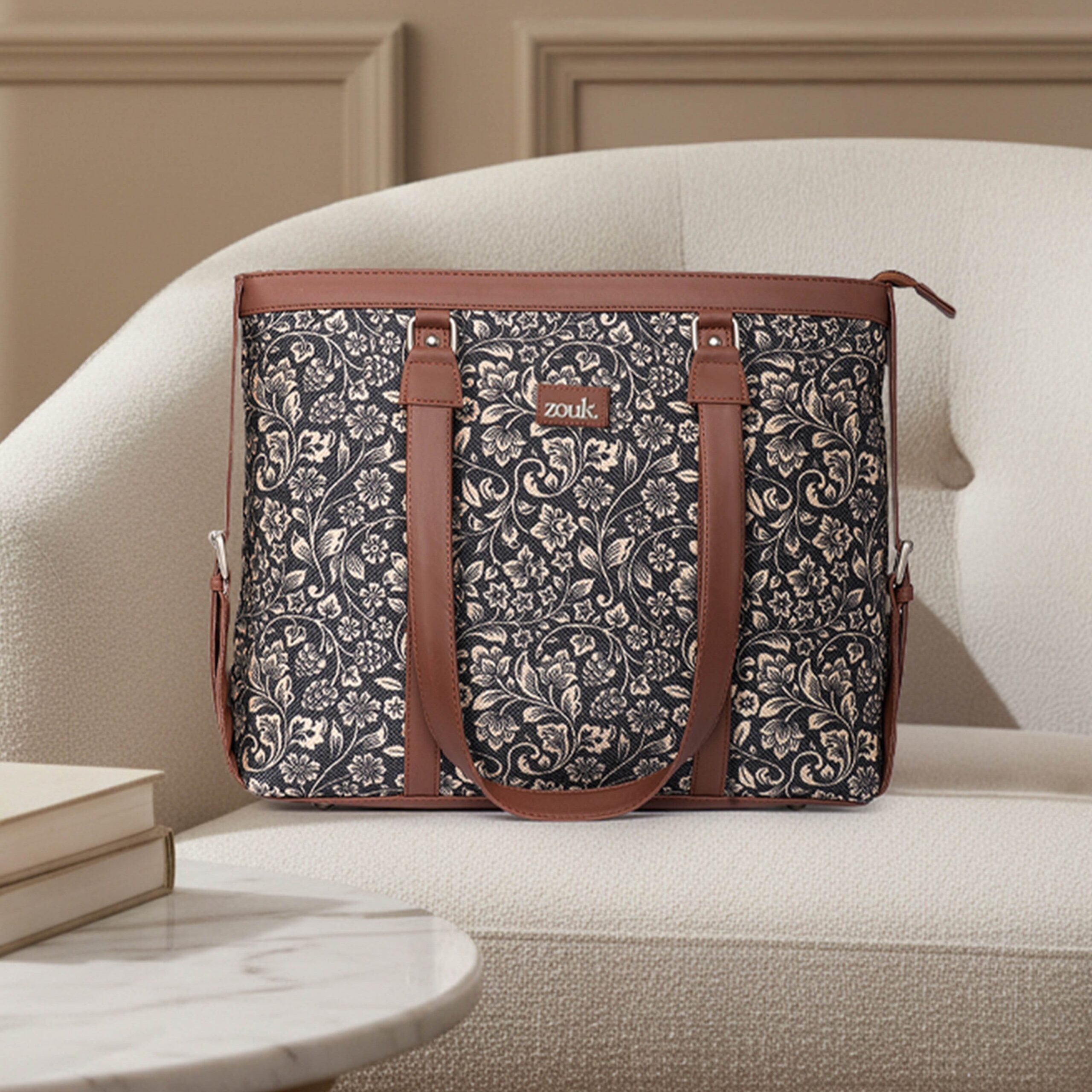 FloMotif_Women_s_Office_Bag_1.jpg FloMotif Women's Office Bag - Image 1