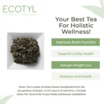 Organic Green Tea Leaves – Handpicked Antioxidant-Rich Green Tea (100 g) - Image 2