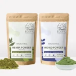Natural Henna & Indigo Hair Colour Combo – Herbal Hair Dye Set (100 g + 100 g)