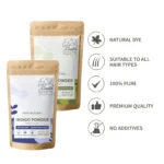 Natural Henna & Indigo Hair Colour Combo – Herbal Dye for Brown to Black Shades (100 g + 100 g) - Image 3