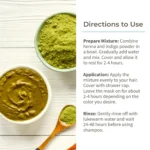 Natural Henna & Indigo Hair Colour Combo – Herbal Dye for Brown to Black Shades (100 g + 100 g) - Image 4