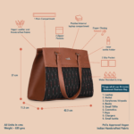 Ikat GreRed Statement Business Bag - Image 5