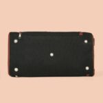 Jet Black Weekender Duffle Bag - Image 13