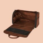 Jet Black Weekender Duffle Bag - Image 3
