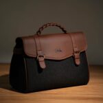 Konkona Heritage Satchel Bag - Jet Black - Image 2