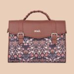 Konkona Heritage Satchel Bag - Kashmir Blooms - Image 3