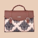Konkona Heritage Satchel Bag - Mughal Motif - Image 3