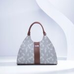 Konkona Statement Satchel Bag - Aravalli Abstract - Image 2