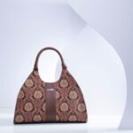 Konkona Statement Satchel Bag - Jodhpur Damask - Image 2