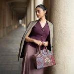 Konkona City Satchel Bag - Multicolor Mandala Print - Image 11