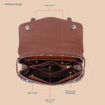 Konkona Heritage Satchel Bag - Kashmir Blooms - Image 6