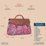 Konkona Heritage Satchel Bag - Space Chakra - Image 4