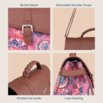 Konkona Heritage Satchel Bag - Space Chakra - Image 8