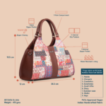 Konkona Statement Satchel Bag - Kutch Gamthi - Image 6