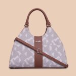 Konkona Statement Satchel Bag - Aravalli Abstract - Image 3