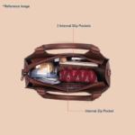 Konkona Statement Satchel Bag - Jodhpur Damask - Image 7