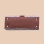 Konkona Statement Satchel Bag - Aravalli Abstract - Image 9