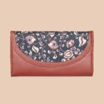 ZIP-Chittoor Blue Kalamkari Kyra Flap Wallet - Image 4