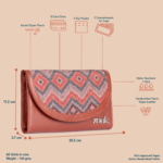 Gwalior Weaves Kyra Flap Wallet - Image 4