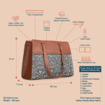 Lattice Lace Statement Business Bag - Image 5