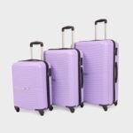 Lilac Zoya Trolley Bag Combo Set of 3 (Cabin & Medium & Large)