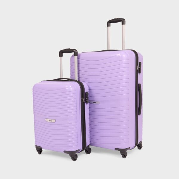 Lilac Zoya Trolley Bag Combo (Cabin & Large)